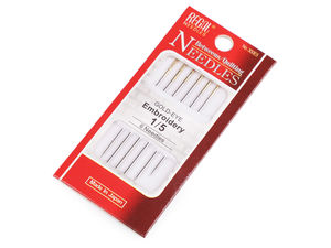 Premium-Sticknadeln - Spitze Handnäh- und Sticknadeln (Nickel-Finish)