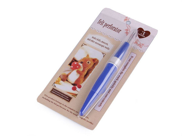 Ergonomischer 3-Nadel-Filznadel-Stift - Premium-Mehrfachnadel-Werkzeug für Nadelfilzen und Handarbeiten