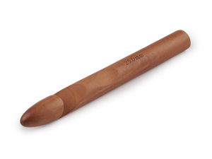 Ergonomische Premium-Häkelnadel aus Naturholz - Stärke 25