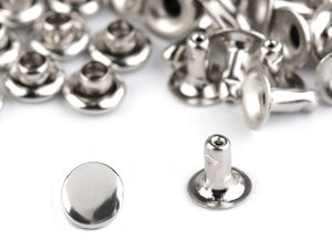 Premium 5mm Hohlnieten einseitig aus Metall für Lederarbeiten und Taschenherstellung