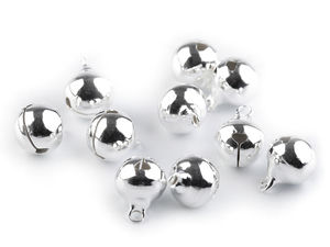 Premium-Metallglöckchen (12 mm) – Vielseitige Verzierung für Bastelarbeiten, Feiertage und Kostüme