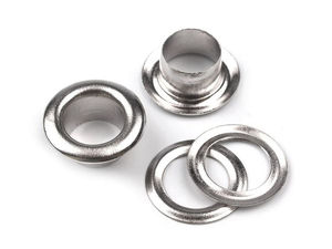 Metallöse / Öse, Innen-Ø 6 mm / Außen-Ø 11 mm
