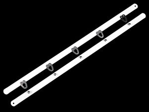 Korsettschließe Breite 12 mm Länge 30; 35 cm