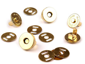 Premium 15 mm Magnetverschlüsse in Gold für Taschen, Geldbörsen und Handtaschen