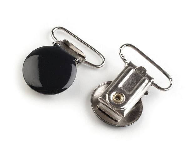 Premium lackierte Hosenträgerclips aus Metall (20 mm & 25 mm) – Robuste Hosenträgerklemmen