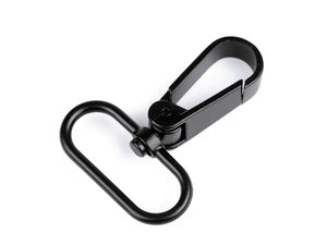 Metall-Karabinerhaken mit Drehwirbel, passend für 32 mm Gurtband