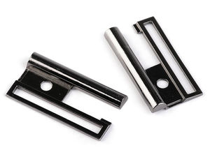 Gürtelschnalle aus Metall für Mäntel, Durchlass 50 mm