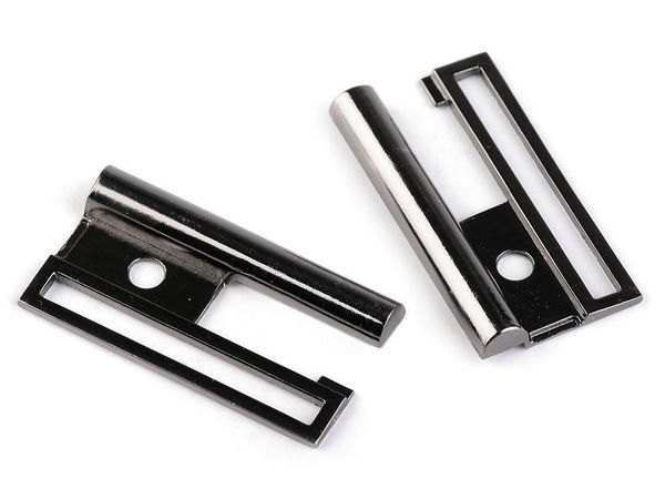 Gürtelschnalle aus Metall für Mäntel, Durchlass 50 mm