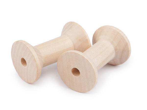Holzspule Natur 3x4,8 cm