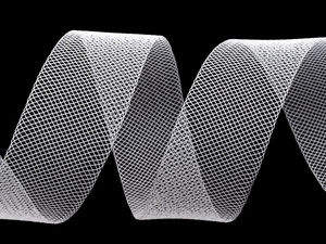 Premium Krinolineband (2,5 cm Breite) – Flexibles Rosshaarband für Hüte & Kleiderverstärkung