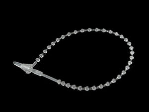 Transparente manuelle Sicherheitsfäden, 14,5 cm - Premium-Etikettenbefestigungen (1000er-Pack)
