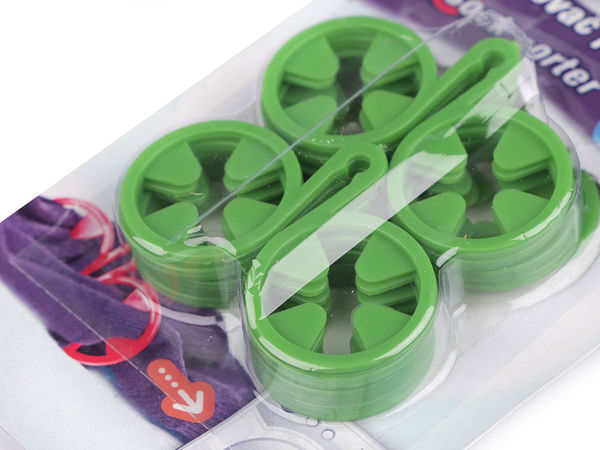 Premium Mehrfarbige Socken-Sortierer (40x60mm) – Wäsche-Organizer-Clips für Waschmaschine & Trockner
