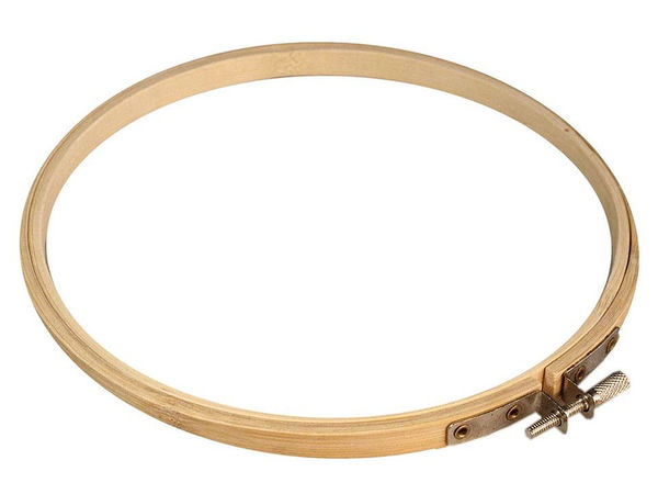 Stickrahmen aus Bambus Ø 19,7 cm