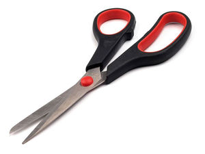 Premium 20 cm Mehrzweck-Haushalts- und Kurzwarenschere - Rot