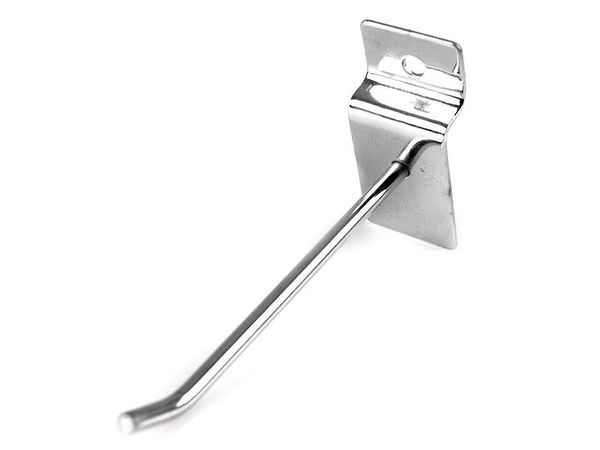 Metall-Displayhaken für Gitterwand und Lamellenwand, Hakenlänge 9 cm