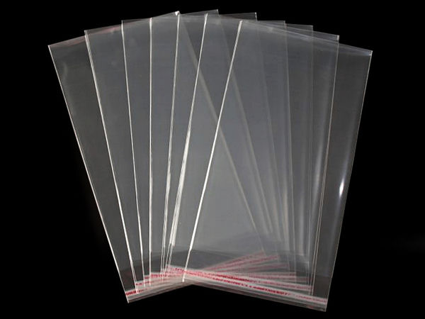 Transparente selbstklebende Verpackungsbeutel (20x50 cm) – Premium wiederverschließbare Cellophantüten für Schals, Kleidung & Warenpräsentation