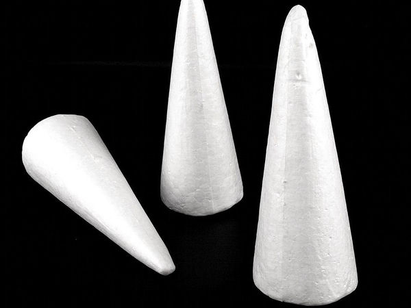 DIY Styroporkegel 9,5x24 cm