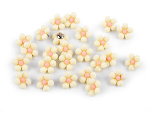 3D-Blumenknopf Größe 22