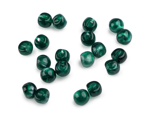 Premium Ösenknöpfe mit Katzenaugen-Effekt (10mm) - Runde Kunststoffknöpfe zum Annähen für Nähen und Basteln