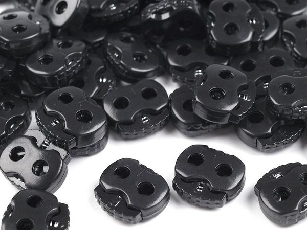 Große 2-Loch-Kordelstopper (20x20 mm) – Premium-Kordelspanner für Kleidung und Ausrüstung