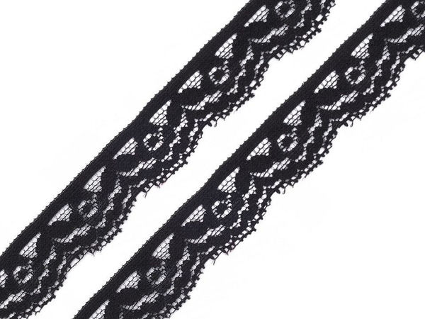 Elastische Spitzenborte Breite 20 mm