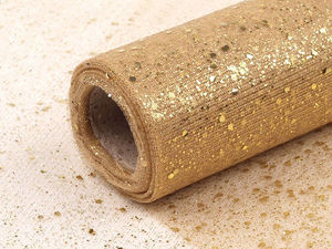 Premium-Glitzertüllband (20 cm Breite) zum Basteln, Dekorieren und für Geschenkverpackungen