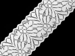Elastische Spitzenborte Breite 80 mm