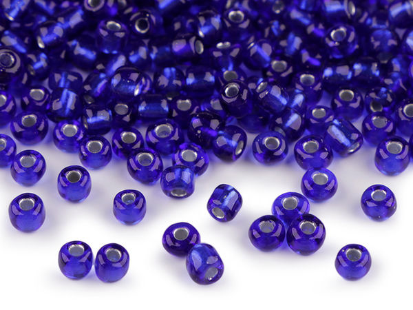 Premium Rocaille-Glasperlen 6/0 – 4 mm runde Zwischenperlen für Schmuckherstellung und Bastelbedarf (50-g-Packung)