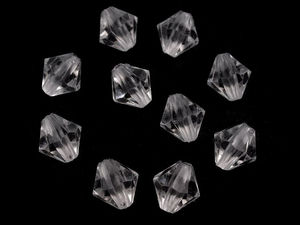 Kunststoff-Facettenperlen 8x8 mm Sonne