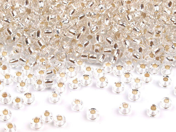 Preciosa Premium Tschechische Rocailles Glasperlen 10/0 - 2,3mm für Schmuckherstellung, Perlenarbeiten und Basteln, 250g