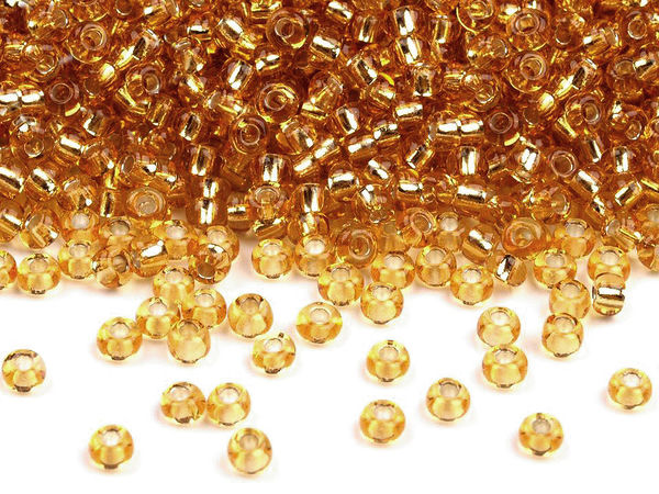 Preciosa Premium Tschechische Rocailles Glasperlen 10/0 - 2,3mm für Schmuckherstellung, Perlenarbeiten und Basteln, 250g