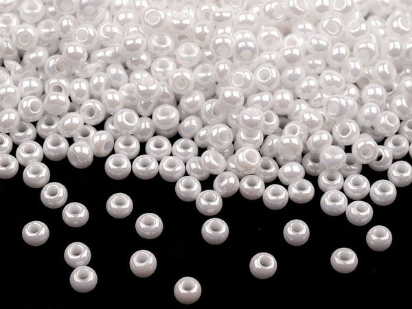 Preciosa Premium tschechische Glas-Rocailles 10/0 (2,3 mm) – Hochwertige Rocaille-Perlen für Schmuckherstellung, Stickerei und Perlenarbeiten (250 g)