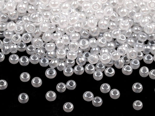 Preciosa Premium tschechische Glas-Rocailles 10/0 (2,3 mm) – Hochwertige Rocaille-Perlen für Schmuckherstellung, Stickerei und Perlenarbeiten (250 g)