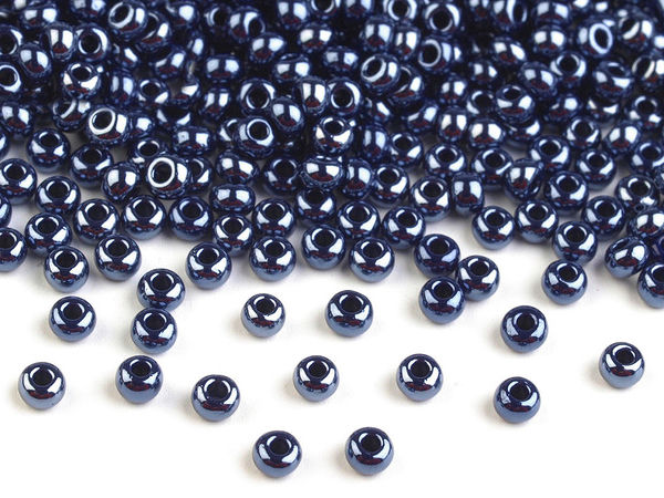Preciosa Premium tschechische Glas-Rocailles 10/0 (2,3 mm) – Hochwertige Rocaille-Perlen für Schmuckherstellung, Stickerei und Perlenarbeiten (250 g)