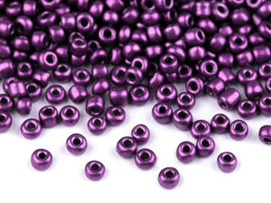 Premium Metallic Rocailles 8/0 (3mm) für Schmuckherstellung & Basteln - 50g-Packung