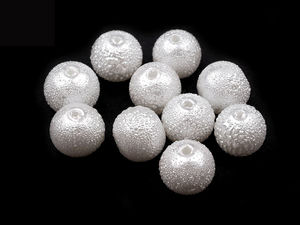 Runde Glaswachsperlen Ø 8 mm Stardust