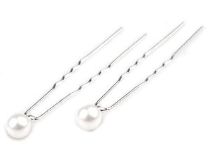 Haarnadel mit Kunstperle Ø 8 mm