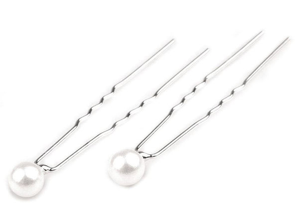 Haarnadel mit Kunstperle Ø 8 mm