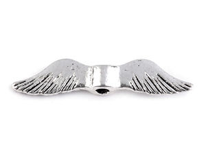 Metall-Zwischenteile Flügel für Schmuck 5x24 mm
