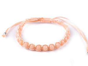 Shamballa-Armband mit facettierten Perlen
