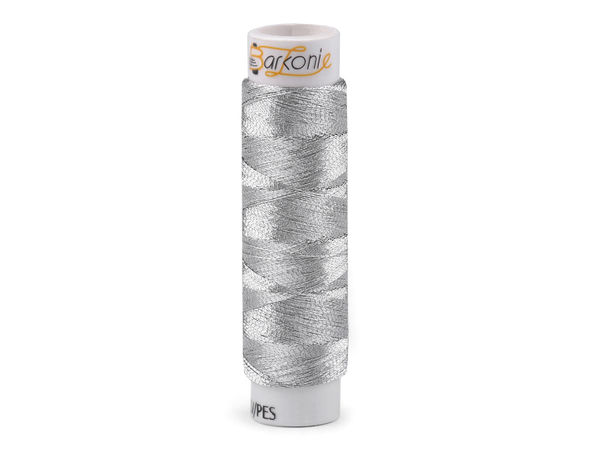Karolina 1 Premium Metallic-Stick- und Klöppelgarn, 100m