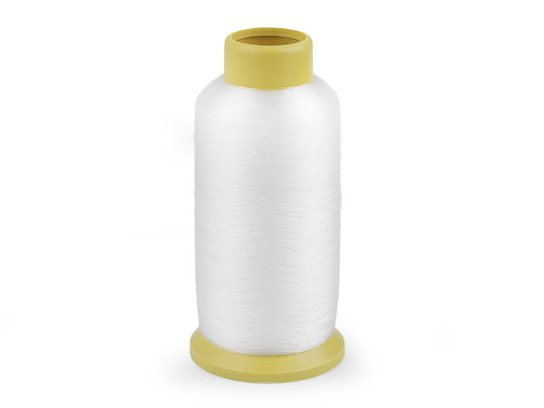 Premium transparentes Nähgarn (2000 Yards) – Hochfester unsichtbarer Monofilament-Nähfaden für Hand- und Maschinennähen, Perlenarbeiten und Bastelarbeiten