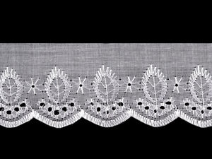 Madeira-Spitze - Broderie Anglaise, Breite 50 mm