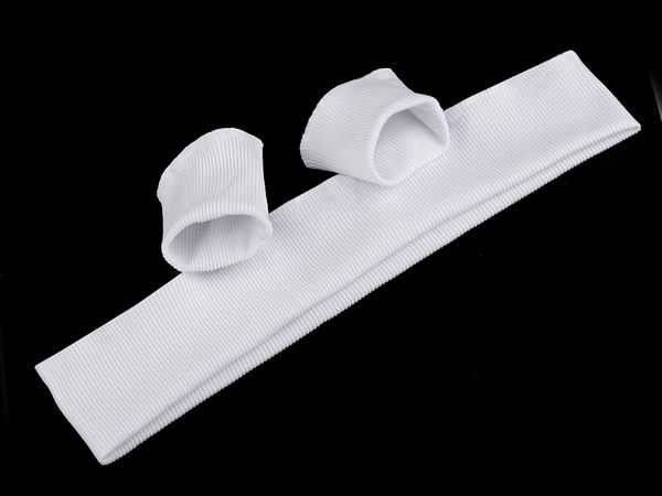 Premium Schlauch-Strickbündchen-Set für Ärmel und Bund (7 cm Breite) – 3-teiliges elastisches Reparatur- und Zierbündchen-Set