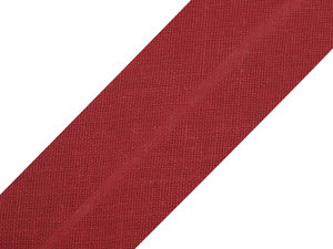 Premium Baumwoll-Schrägband vorgefalzt - 30 mm Breite, 25 m Rolle