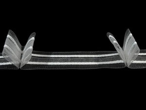 Transparentes Gardinenband mit 2er-Falte (25 mm Breite) - Premium-Faltenband für Stores