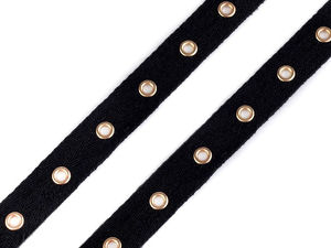 Ösenband mit Metallösen, Breite 20 mm