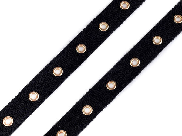 Ösenband mit Metallösen, Breite 20 mm