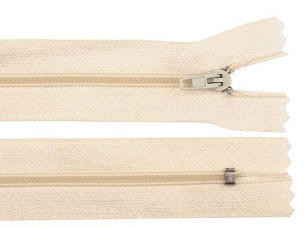 Nylon-Reißverschluss, Nr. 3, Länge 40 cm, mit Pinlock-Schieber