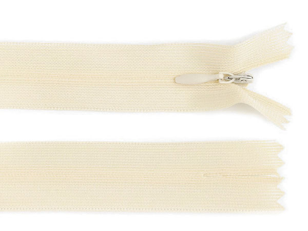 Nahtverdeckter Nylon-Reißverschluss Nr. 3, Länge 35 cm, Dederon